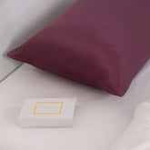 Pure Silk Pillow Case by Royal Comfort (Single Pack) - Malaga Wine-1927503854082068482